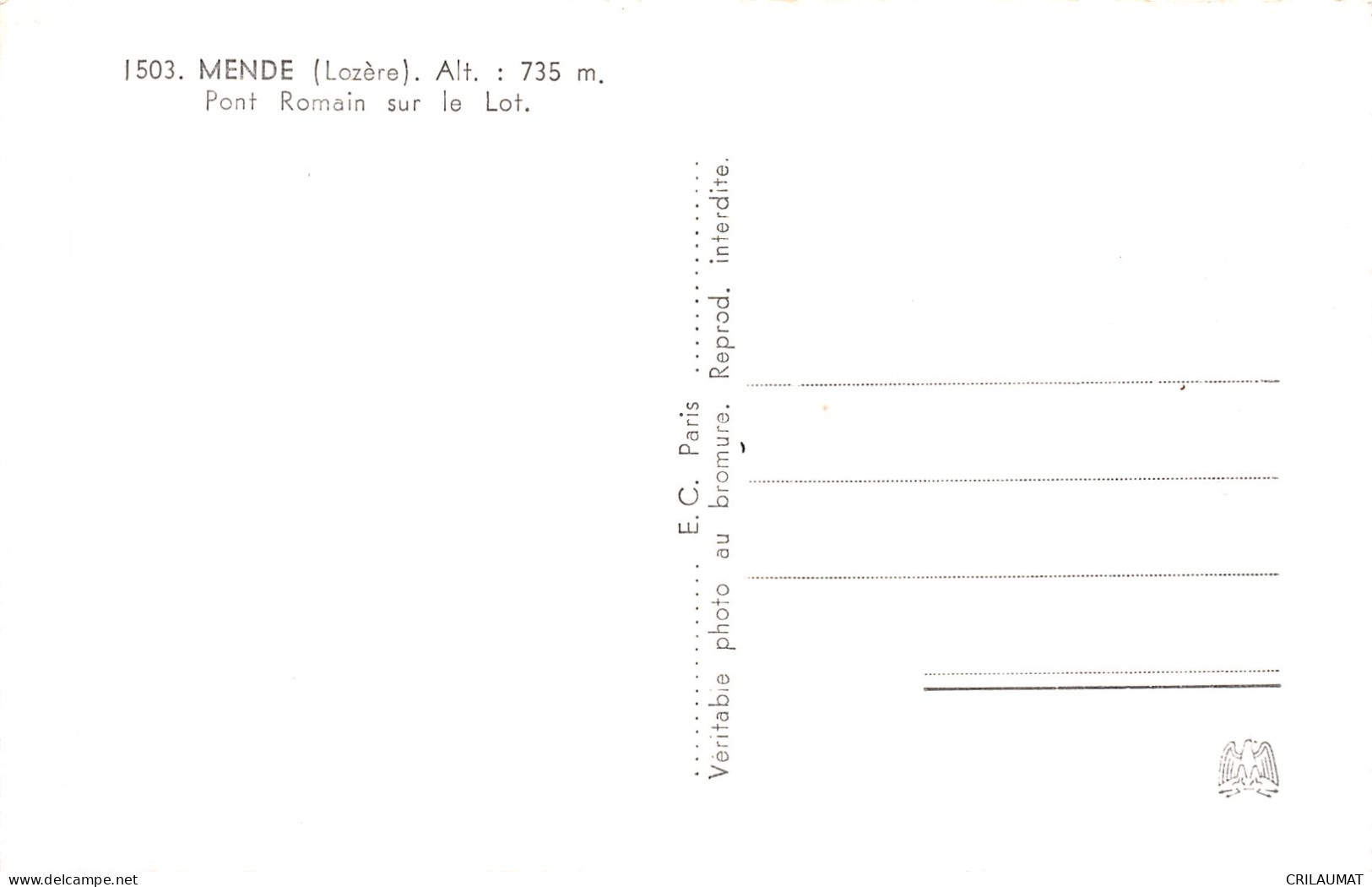 48-MENDE-N°T5090-B/0191 - Mende