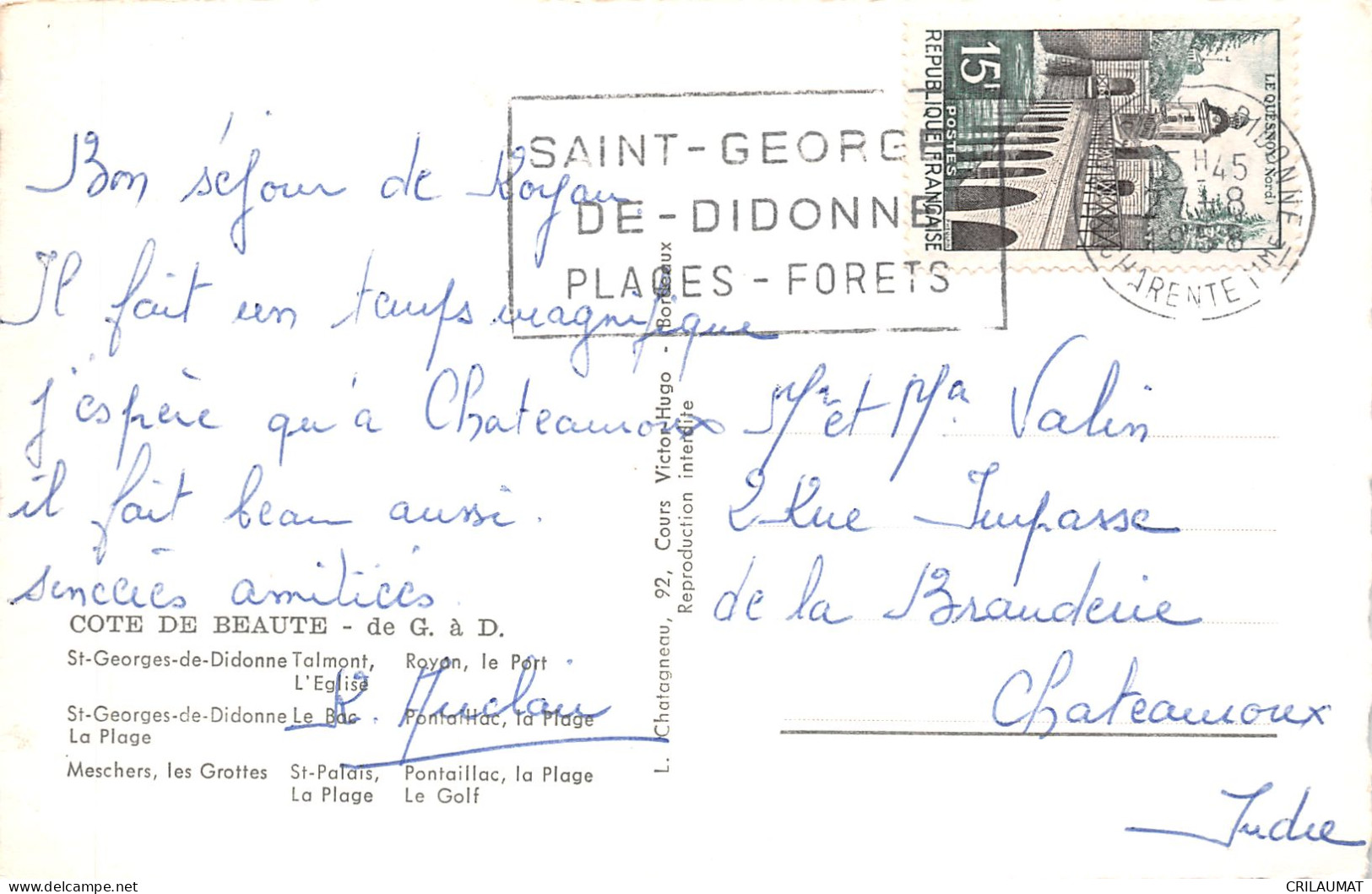 17-SAINT GEORGES DE DIDONNE-N°T5090-F/0103 - Saint-Georges-de-Didonne