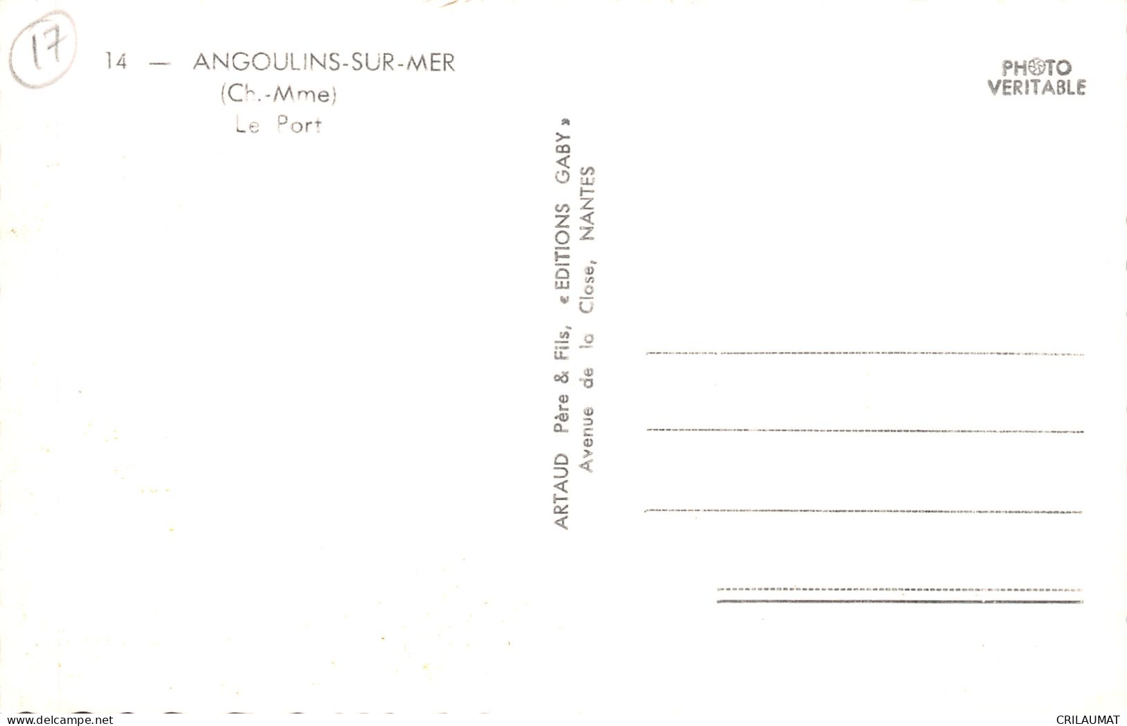 17-ANGOULINS SUR MER-N°T5090-E/0353 - Angoulins