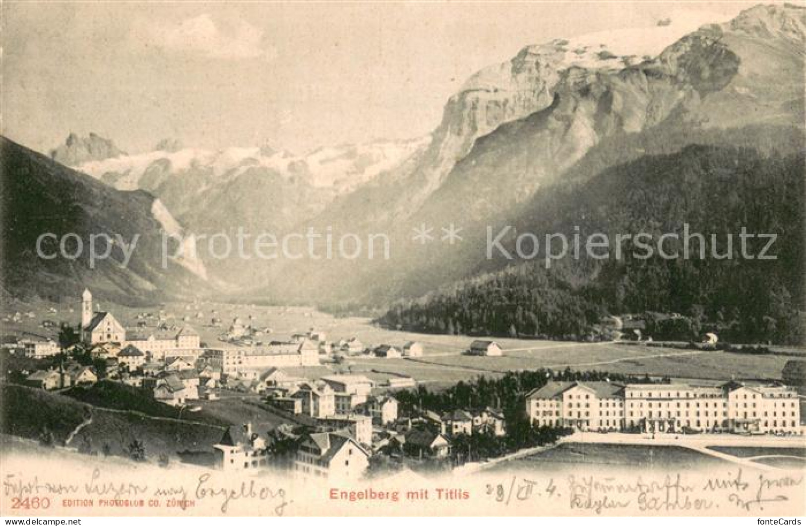 13707025 Engelberg  OW Gesamtansicht Mit Blick Zum Titlis Urner Alpen  - Other & Unclassified