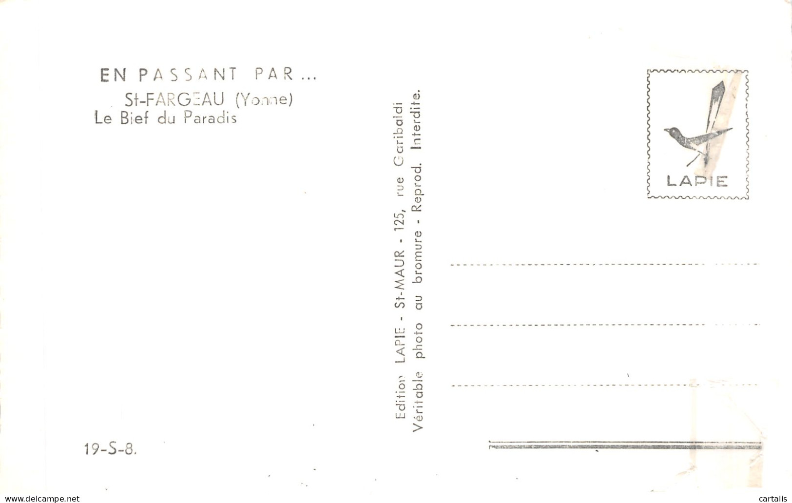 89-SAINT FARGEAU-N°4461-C/0239 - Saint Fargeau
