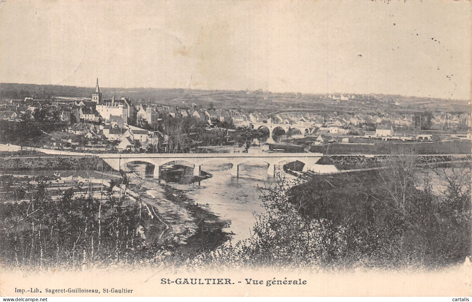 36-SAINT GAULTIER-N°4461-B/0339 - Other & Unclassified