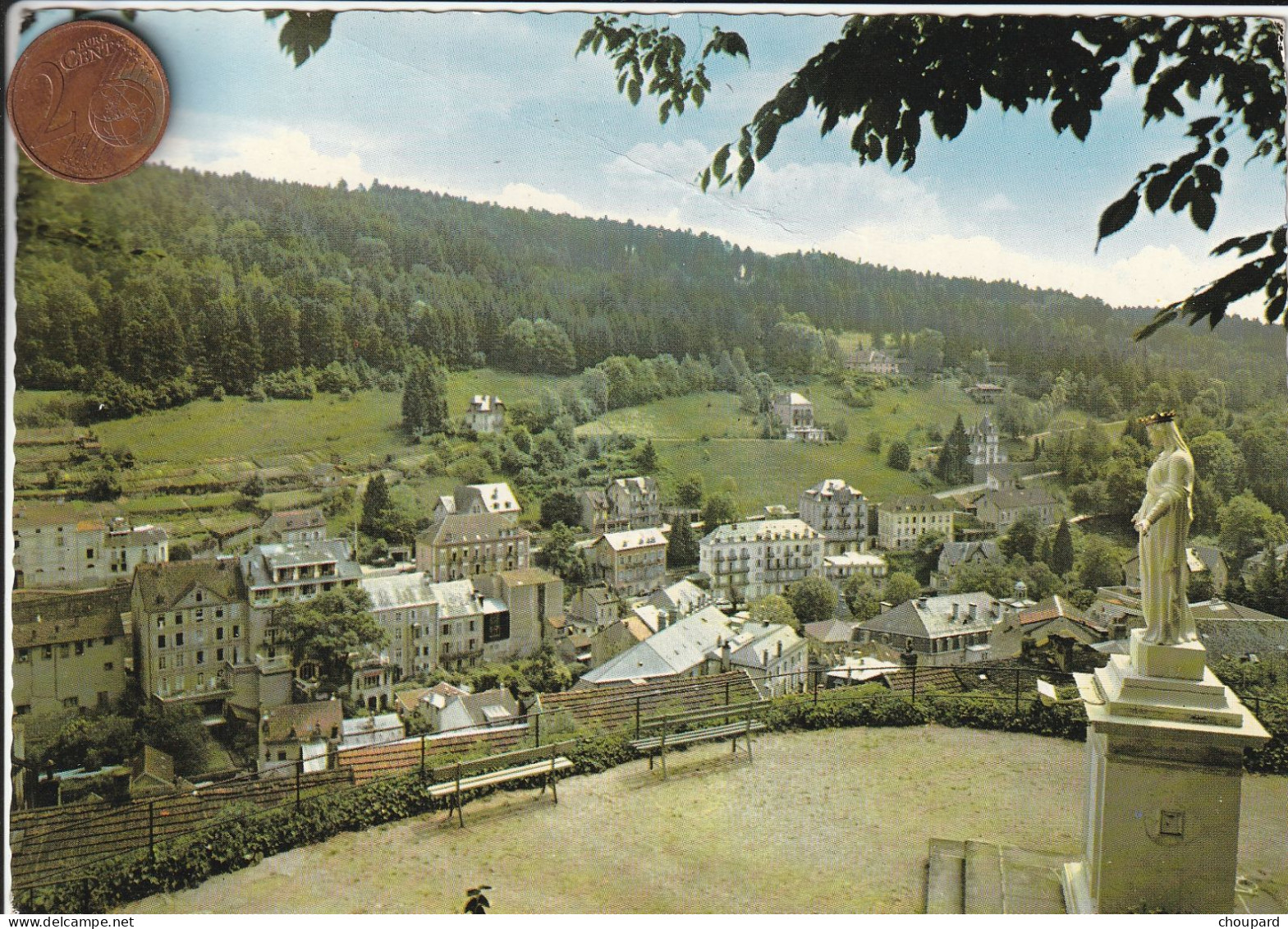 88 - Carte Postale Semi Moderne De  PLOMBIERES LES BAINS  Vue Aérienne - Plombieres Les Bains