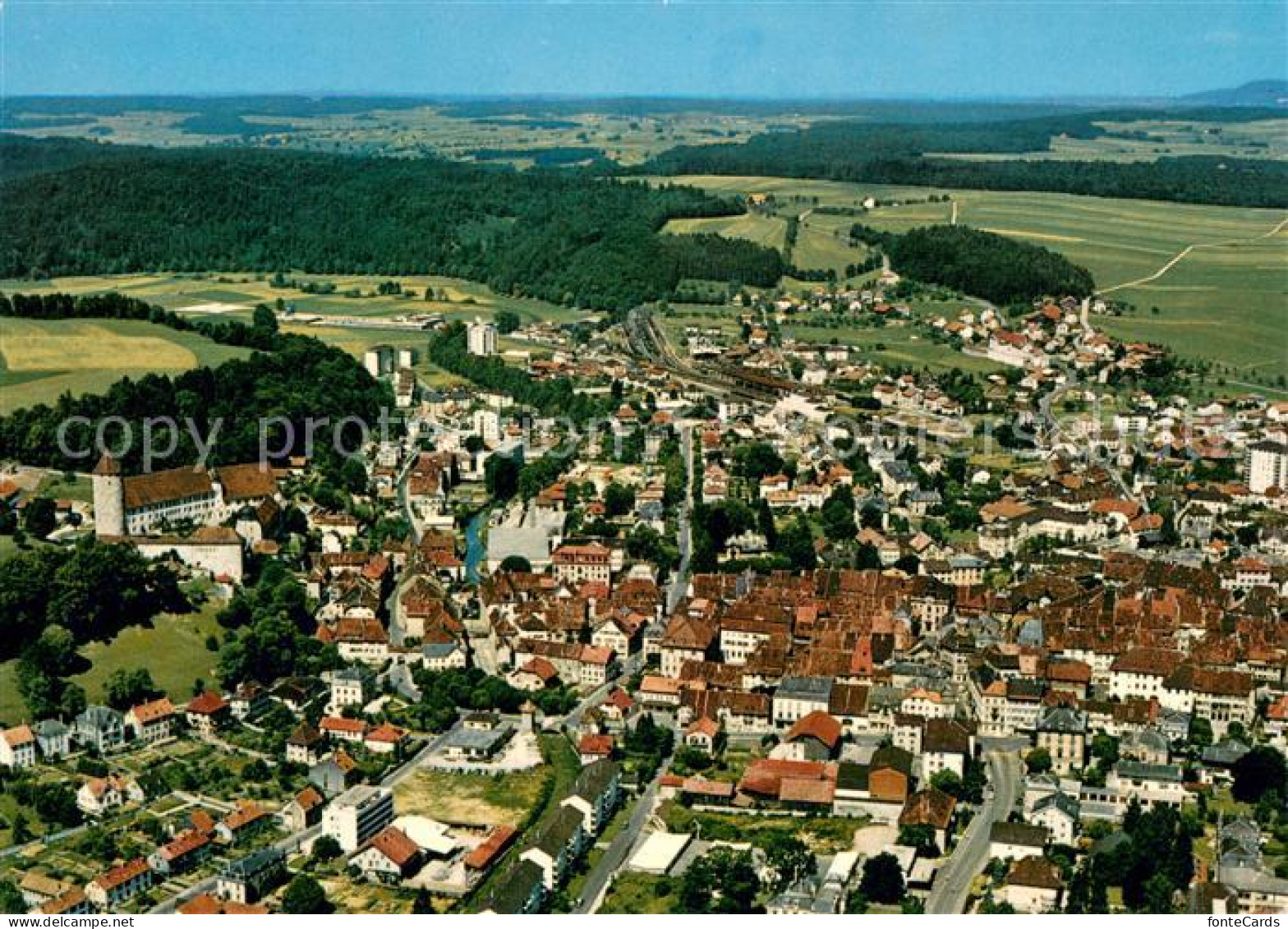 13688215 Porrentruy Fliegeraufnahme Porrentruy - Other & Unclassified