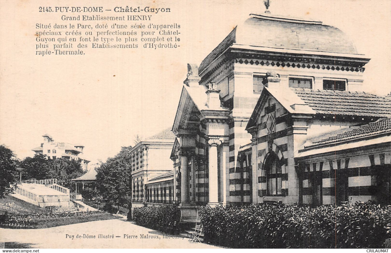 63-CHATEL GUYON-N°T5090-H/0325 - Châtel-Guyon