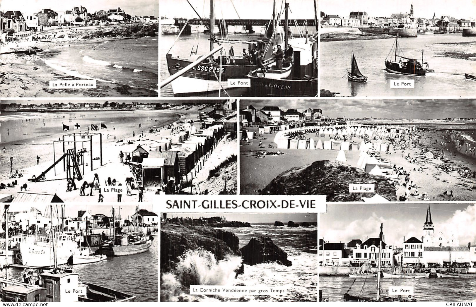 85-SAINT GILLES CROIX DE VIE-N°T5090-G/0365 - Saint Gilles Croix De Vie