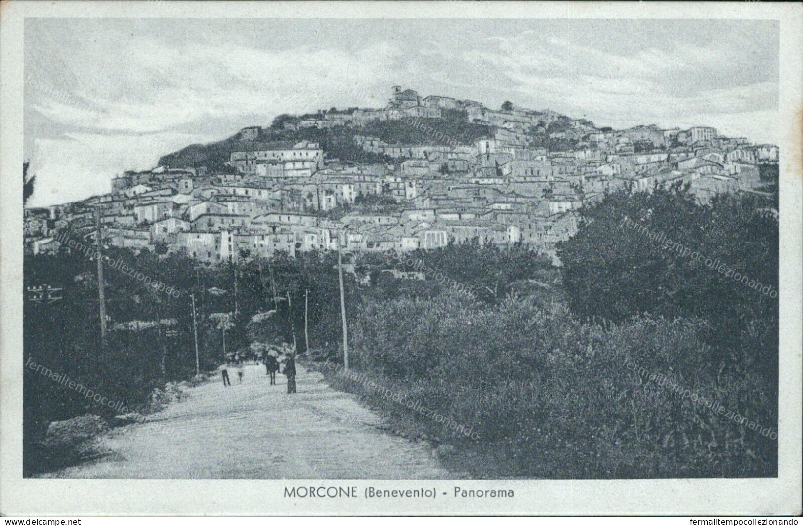 V797 Cartolina Morcone Panorama Provincia Di Benevento - Benevento
