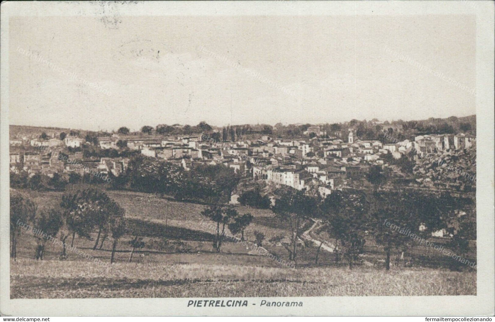 V803 Cartolina Pietrelcina Panorama Provincia Di Benevento Campania - Benevento