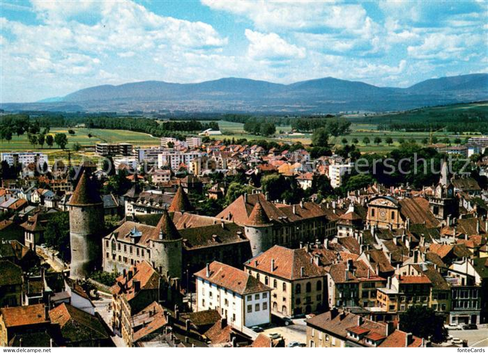 13668385 Yverdon VD Panorama Et Le Jura  - Other & Unclassified