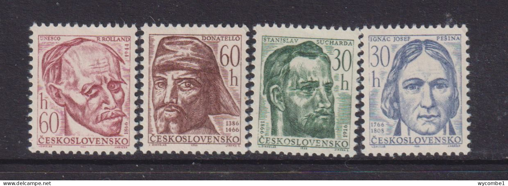 CZECHOSLOVAKIA  - 1966 Cultural Anniversaries Set Never Hinged Mint - Neufs