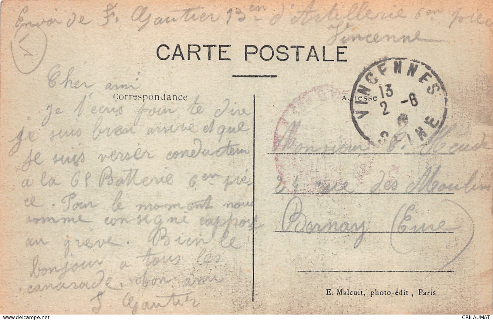 94-VINCENNES-N°T5091-C/0229 - Vincennes