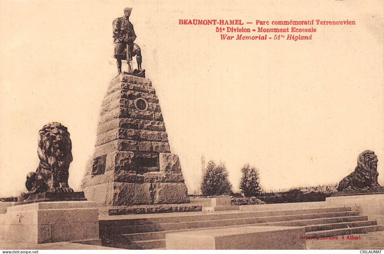 80-BEAUMONT HAMEL-N°T5091-C/0119 - Altri & Non Classificati