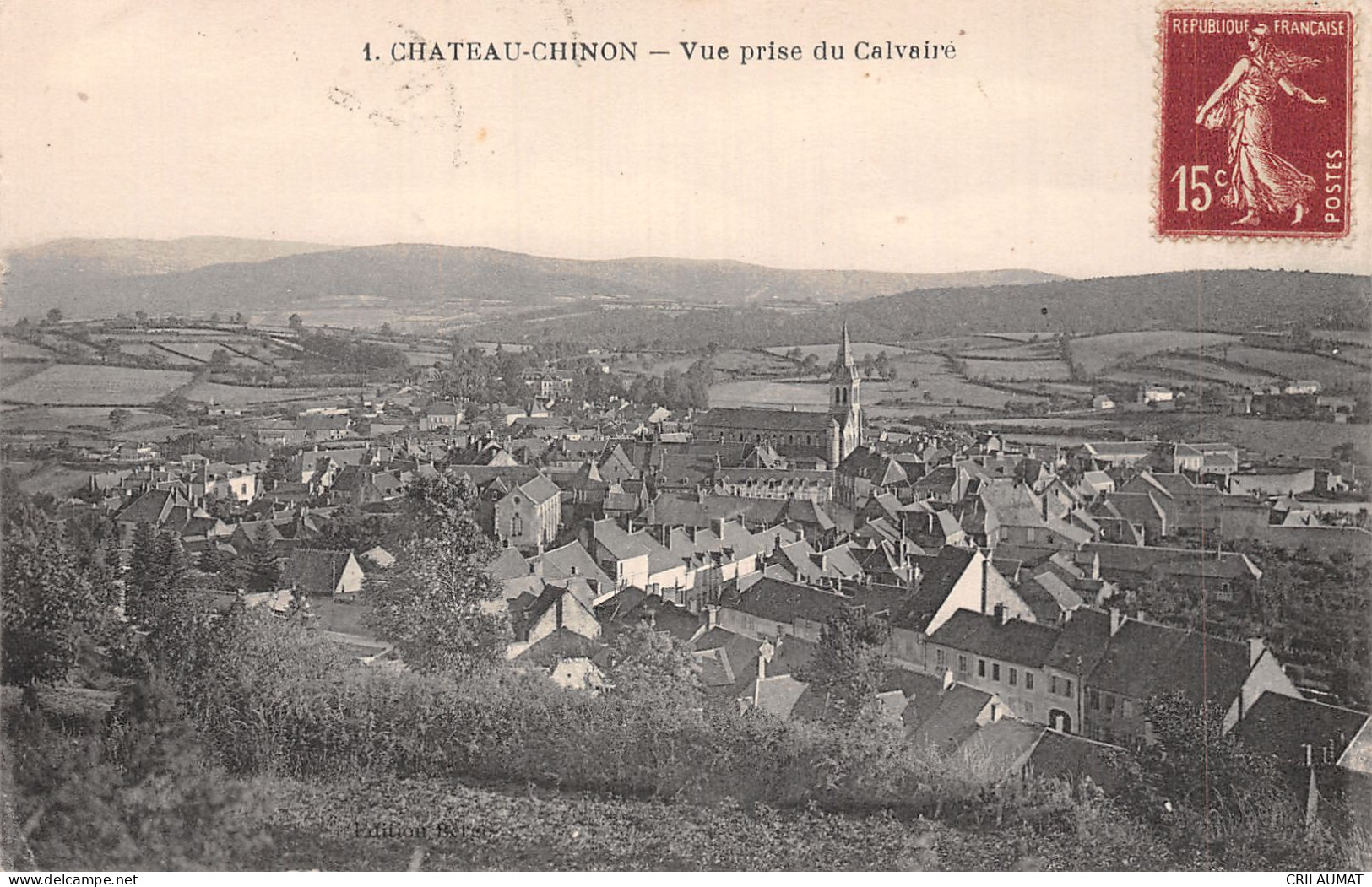 58-CHATEAU CHINON-N°T5091-C/0069 - Chateau Chinon