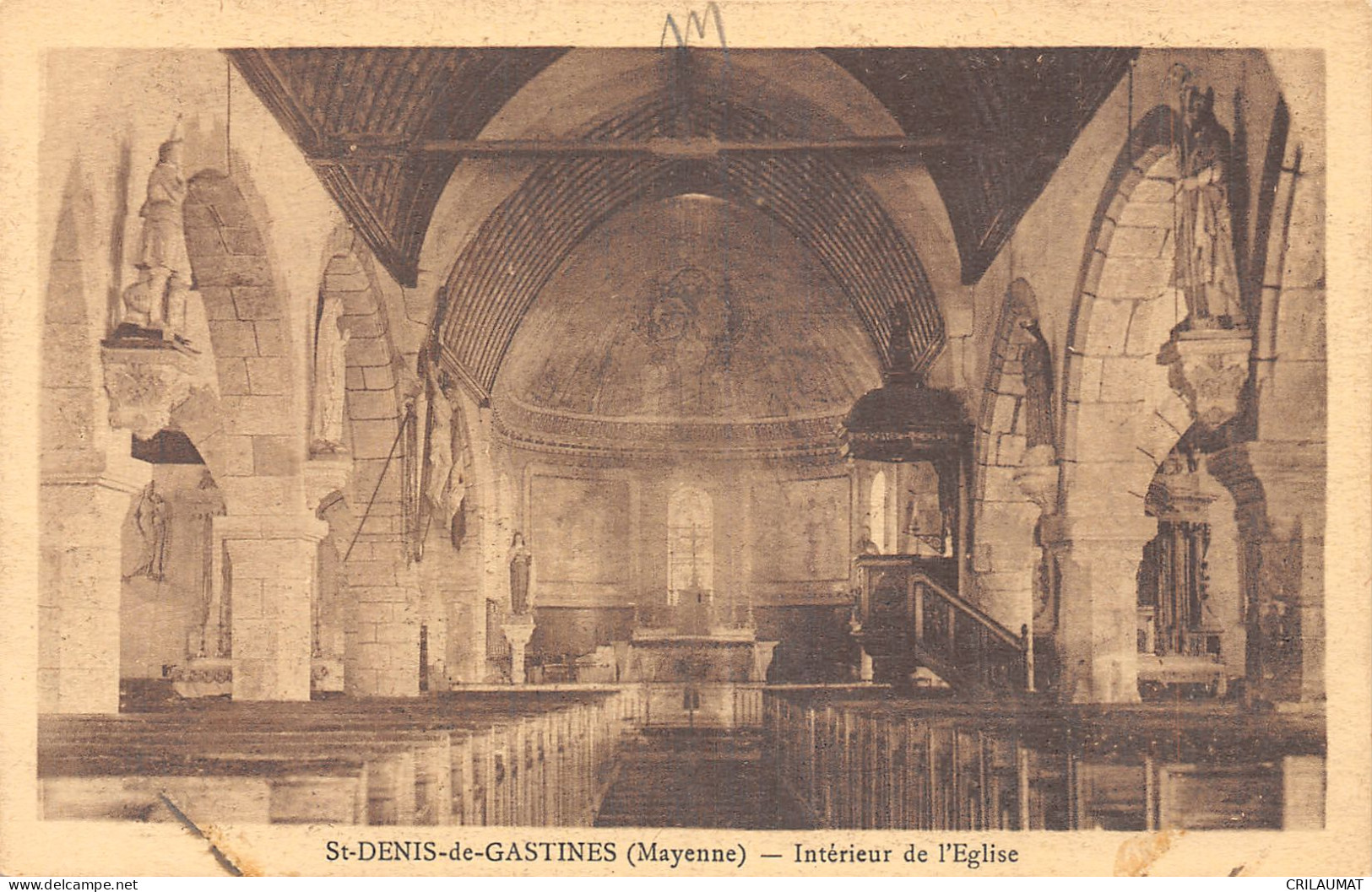 53-SAINT DENIS DE GASTINES-N°T5091-B/0395 - Other & Unclassified