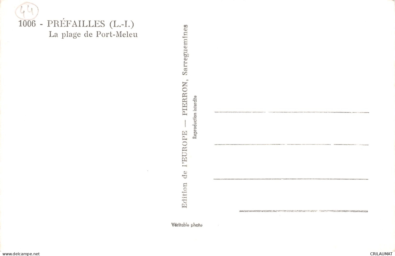 44-PREFAILLES-N°T5091-B/0193 - Préfailles