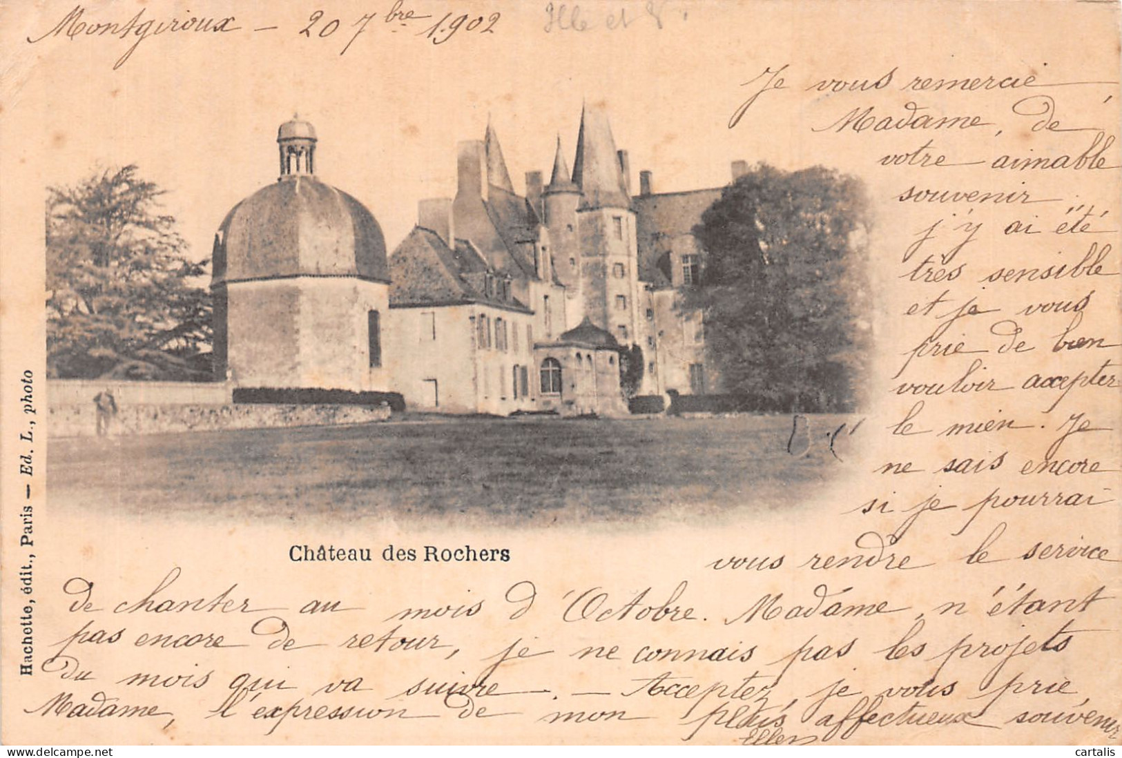 35-VITRE CHATEAU DES ROCHERS SEVIGNE-N°4461-H/0249 - Vitre