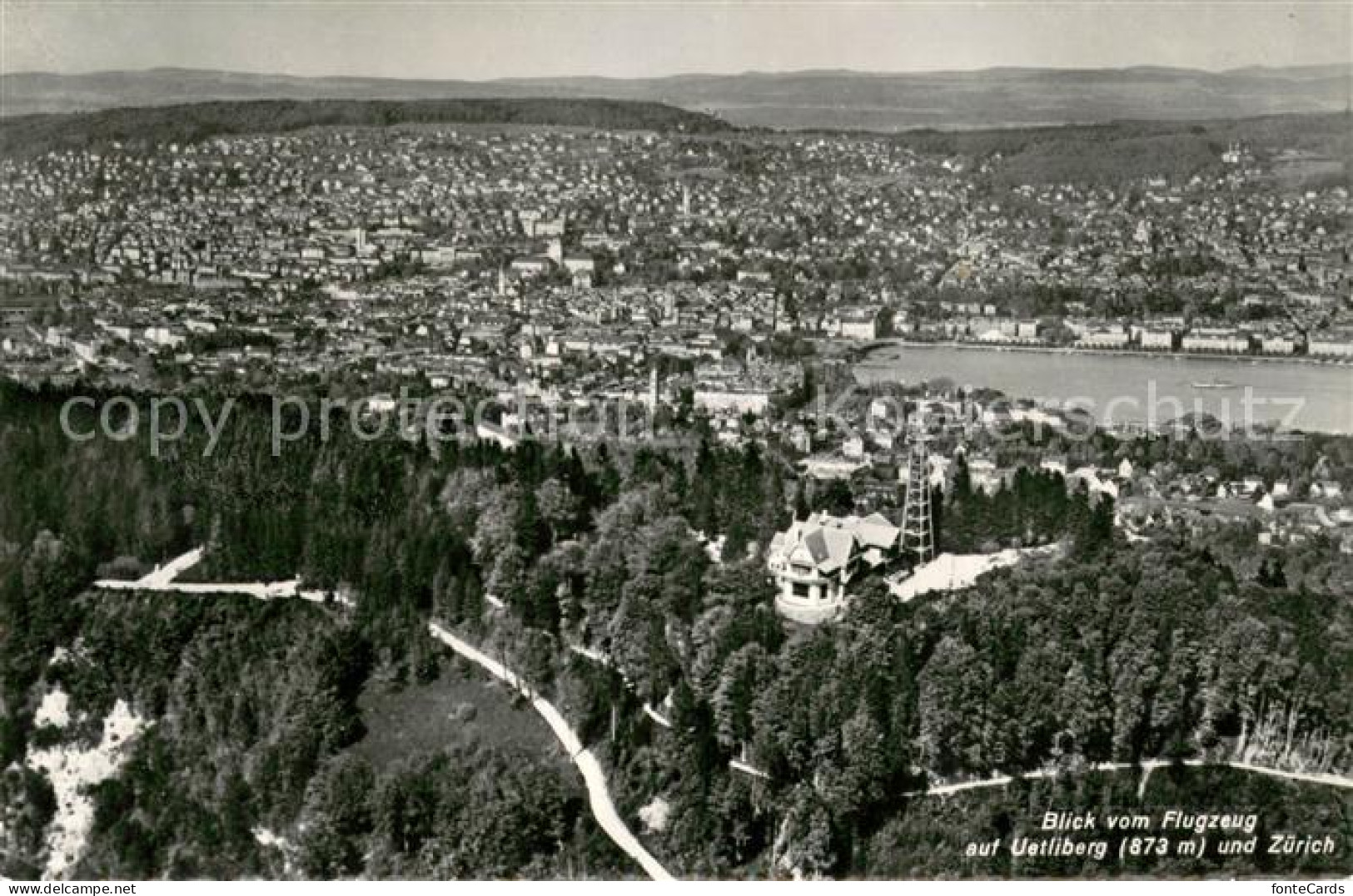 13645125 Uetliberg ZH Fliegeraufnahme Uetliberg ZH - Sonstige & Ohne Zuordnung