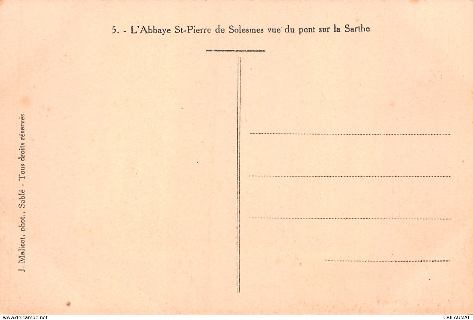 72-SOLESMES-N°T5091-E/0221 - Solesmes