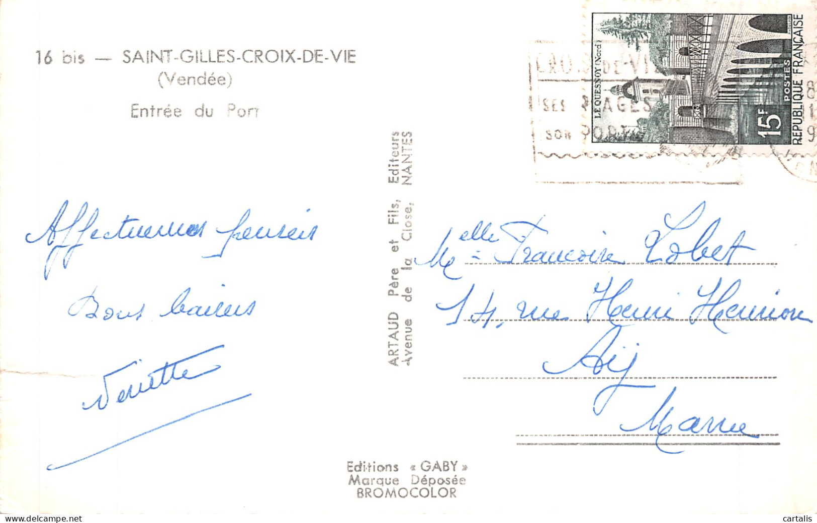 85-SAINT GILLES CROIX DE VIE-N°4462-D/0071 - Saint Gilles Croix De Vie