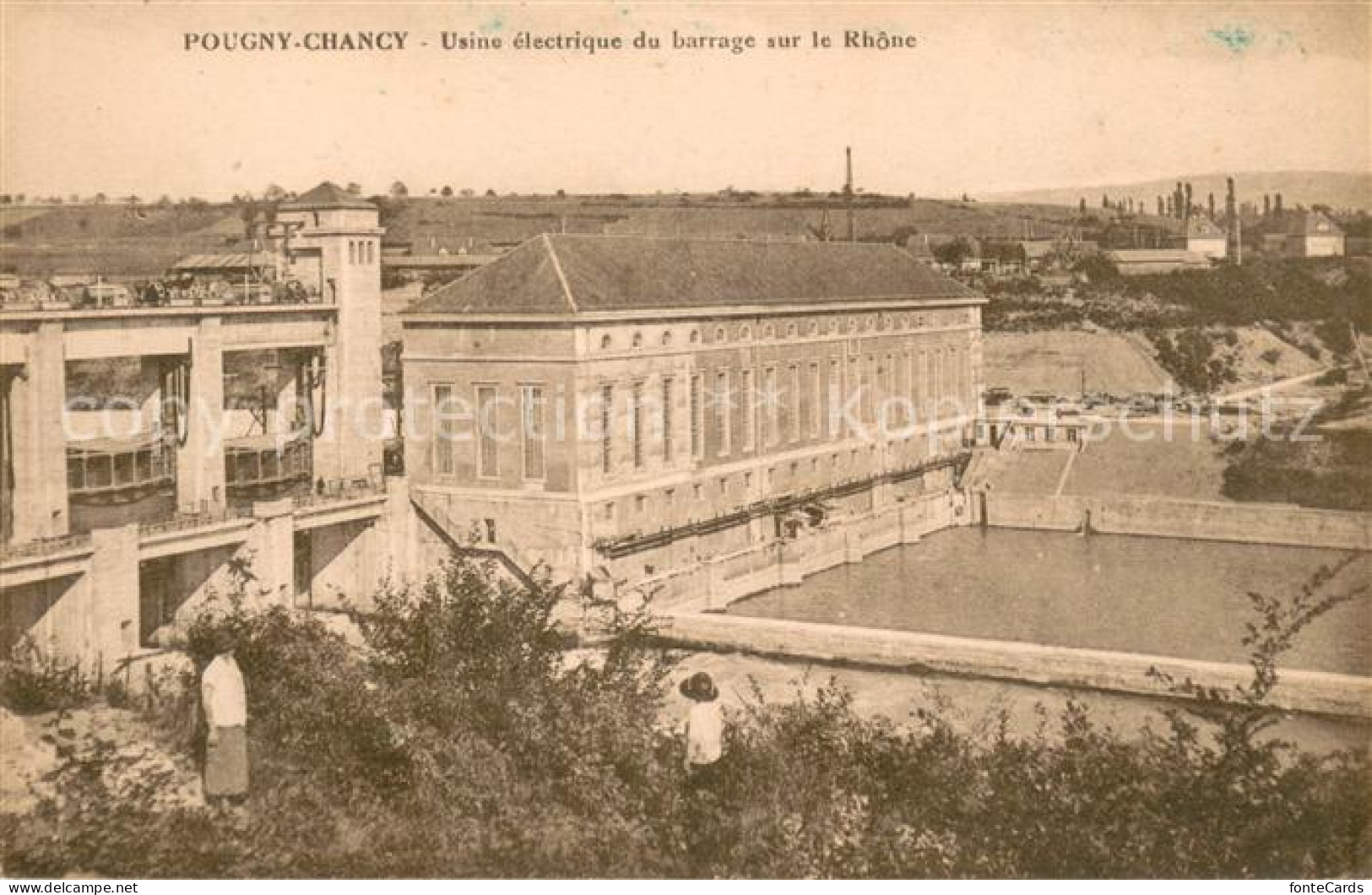 13640535 Chancy Usine Electrique Du Barrage Sur Le Rhone Chancy - Sonstige & Ohne Zuordnung