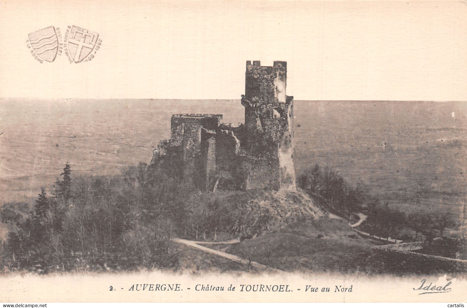 63-VOLVIC CHATEAU DE TOURNOEL-N°4462-C/0181 - Volvic