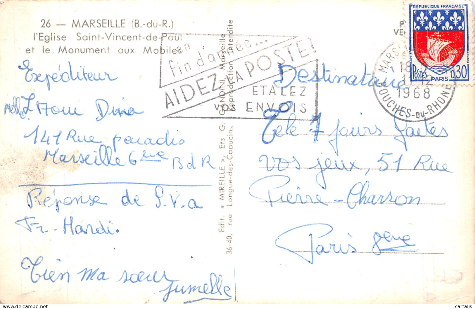 13-MARSEILLE-N°4462-A/0357 - Unclassified