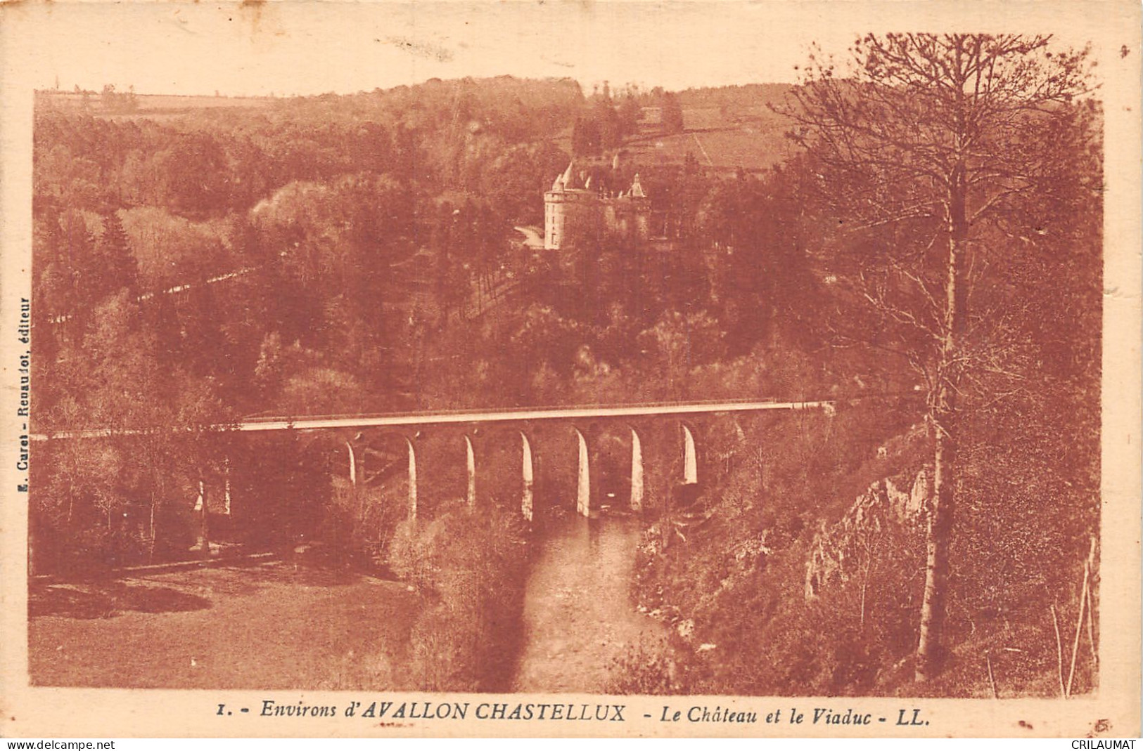 89-AVALLON CHASTELLUX-N°T5092-A/0169 - Avallon