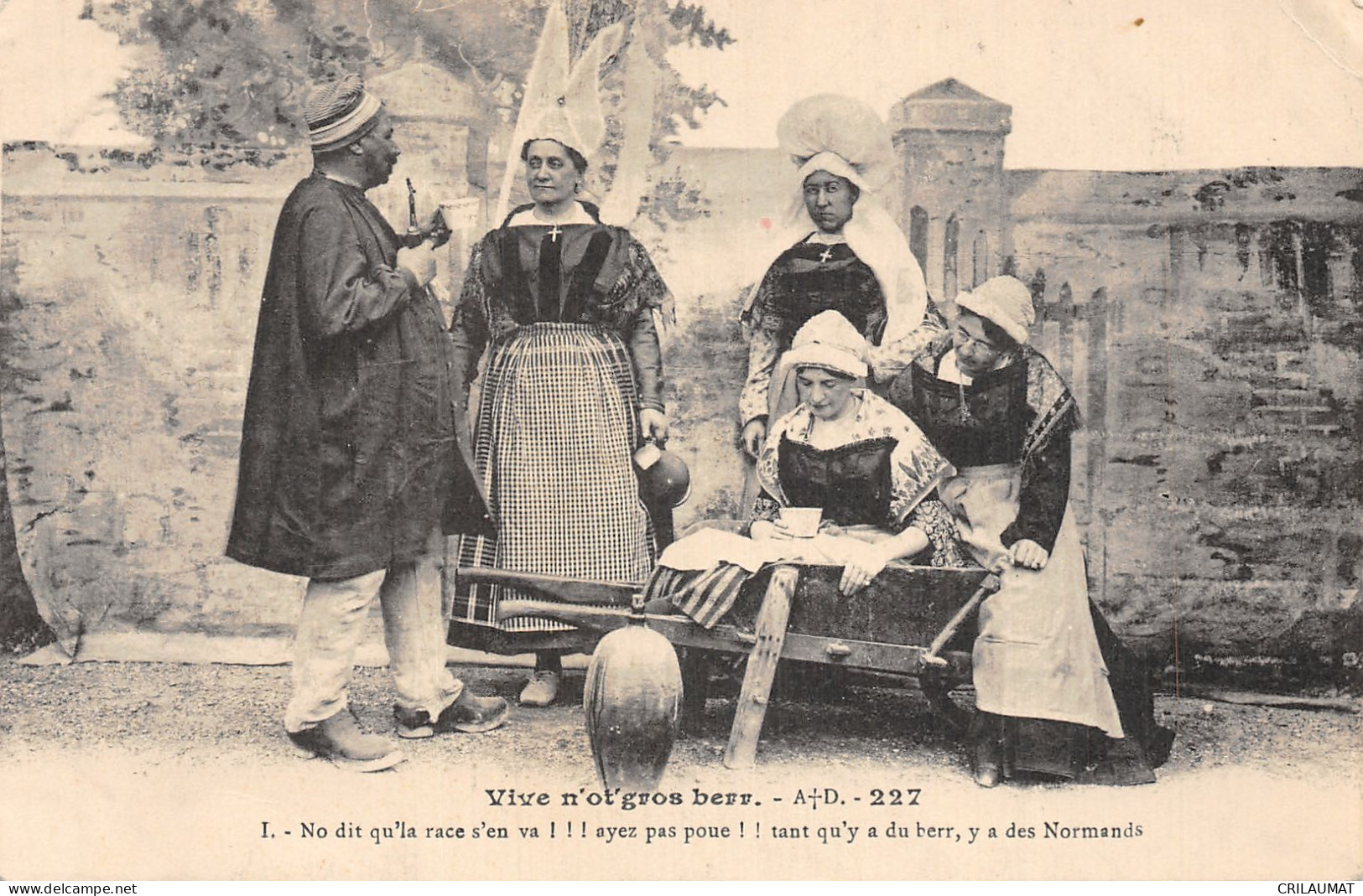 14-NORMANDIE FOLKLORE GROUPE EN COSTUME-N°T5092-A/0115 - Autres & Non Classés