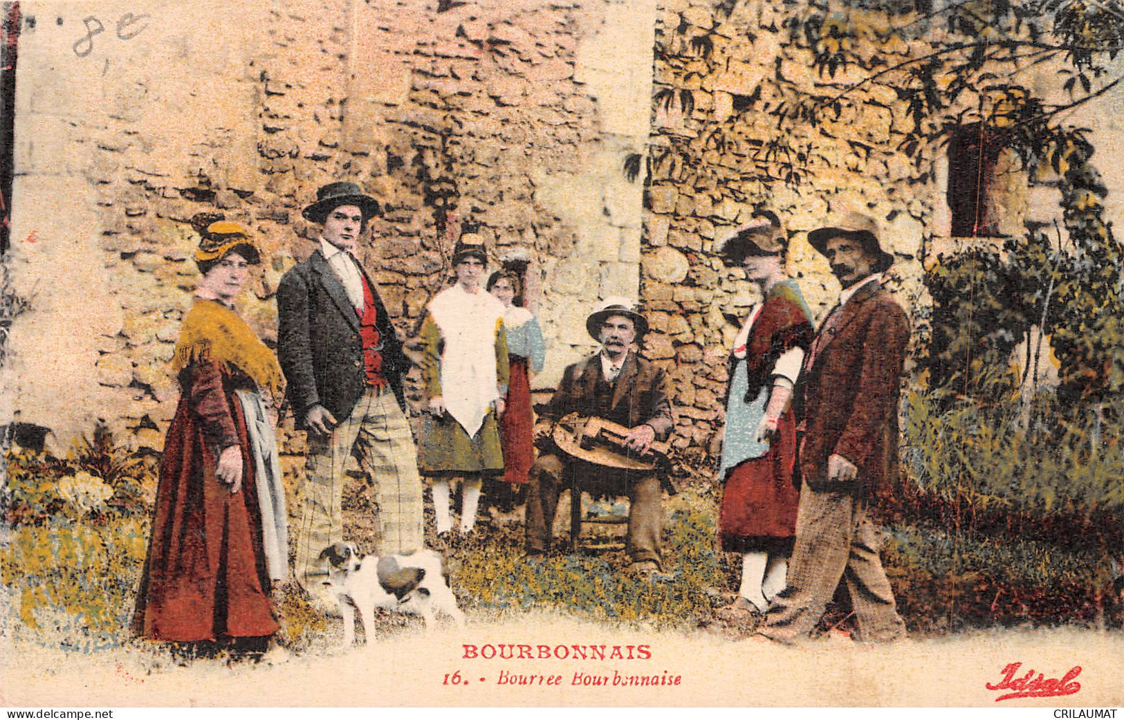03-BOURBONNAIS FOLKLORE BOURREE BOURBONNAISE-N°T5091-H/0375 - Autres & Non Classés