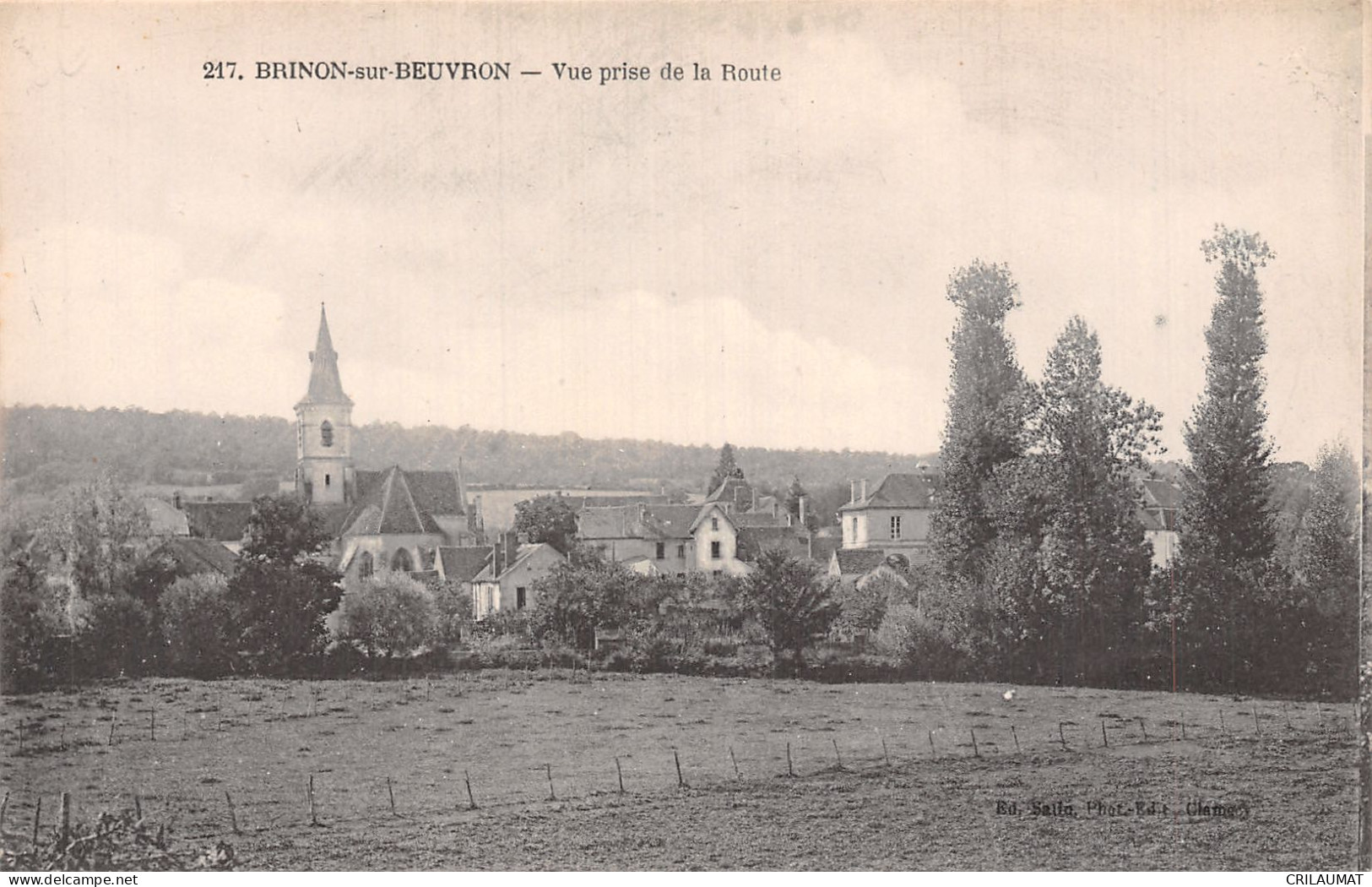 58-BRINON SUR BEUVRON-N°T5091-H/0181 - Brinon Sur Beuvron