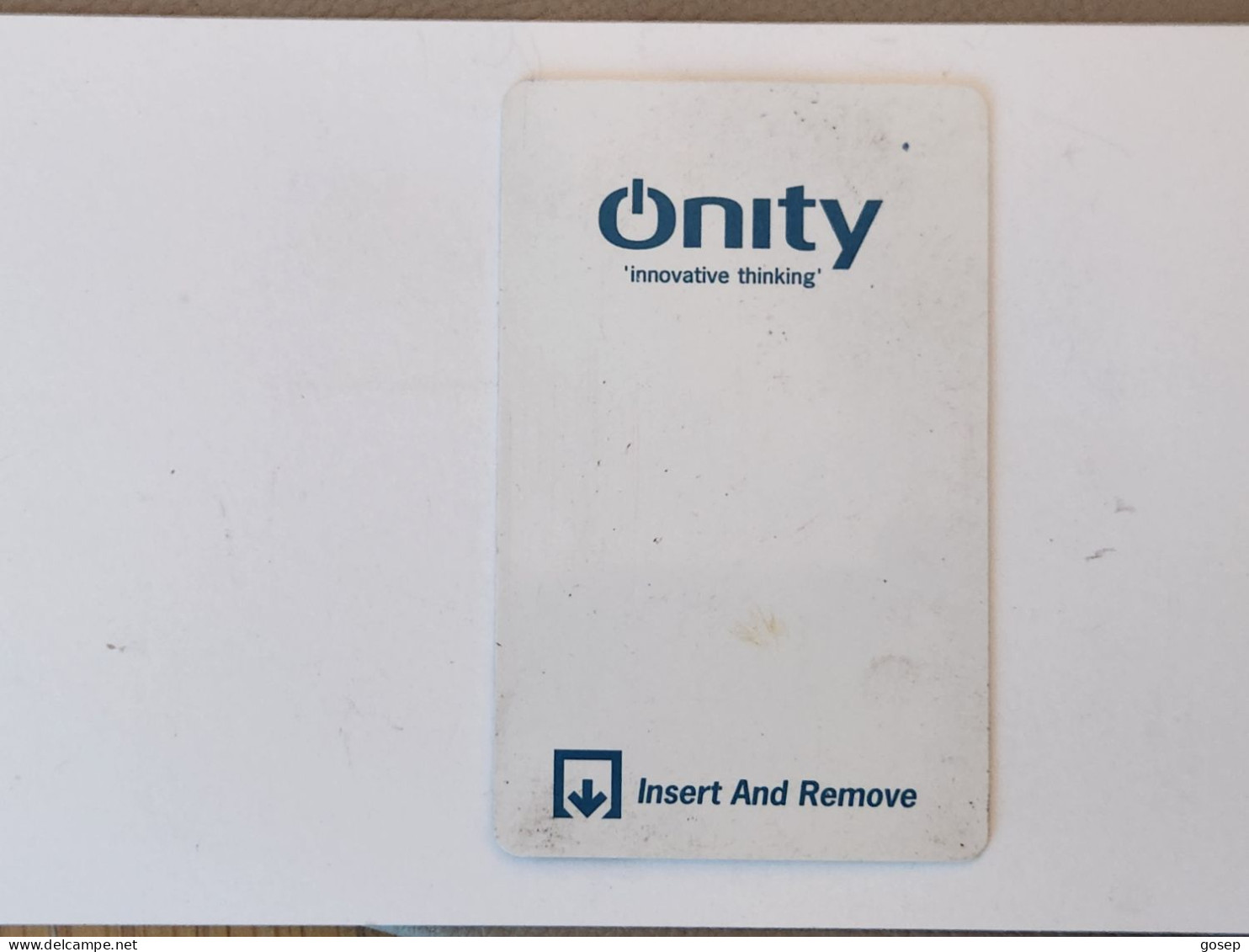 Onity HOTAL KEY-(1090)(?)GOOD CARD - Cartas De Hotels