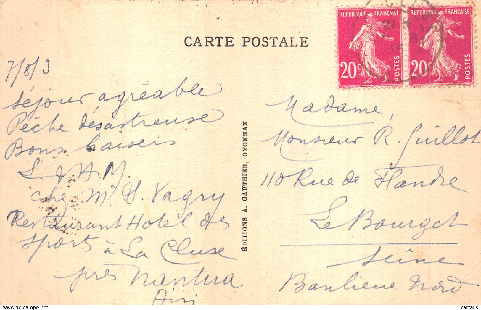 01-NANTUA LA ROCHE DE MARIA MATRE-N°4462-D/0259 - Nantua