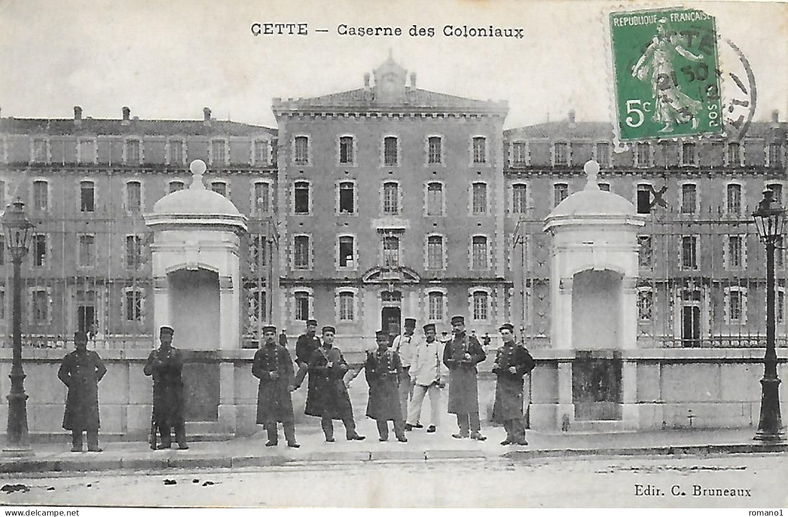 34)   CETTE  -  Caserne Des Coloniaux - Sete (Cette)