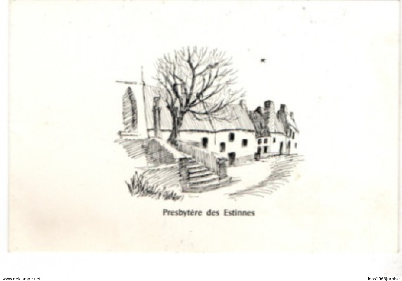 Presbytère Des Estinnes , Carton Invitation - Estinnes