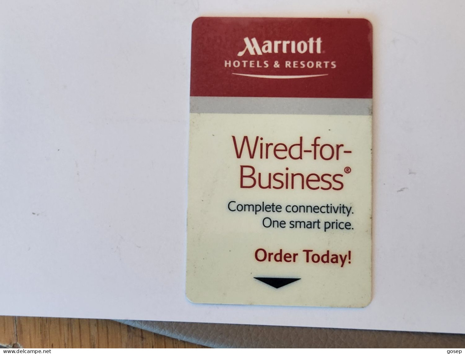 U.S.A-MARRIOTT-HOTAL KEY-(1091)(?)GOOD CARD - Hotel Keycards