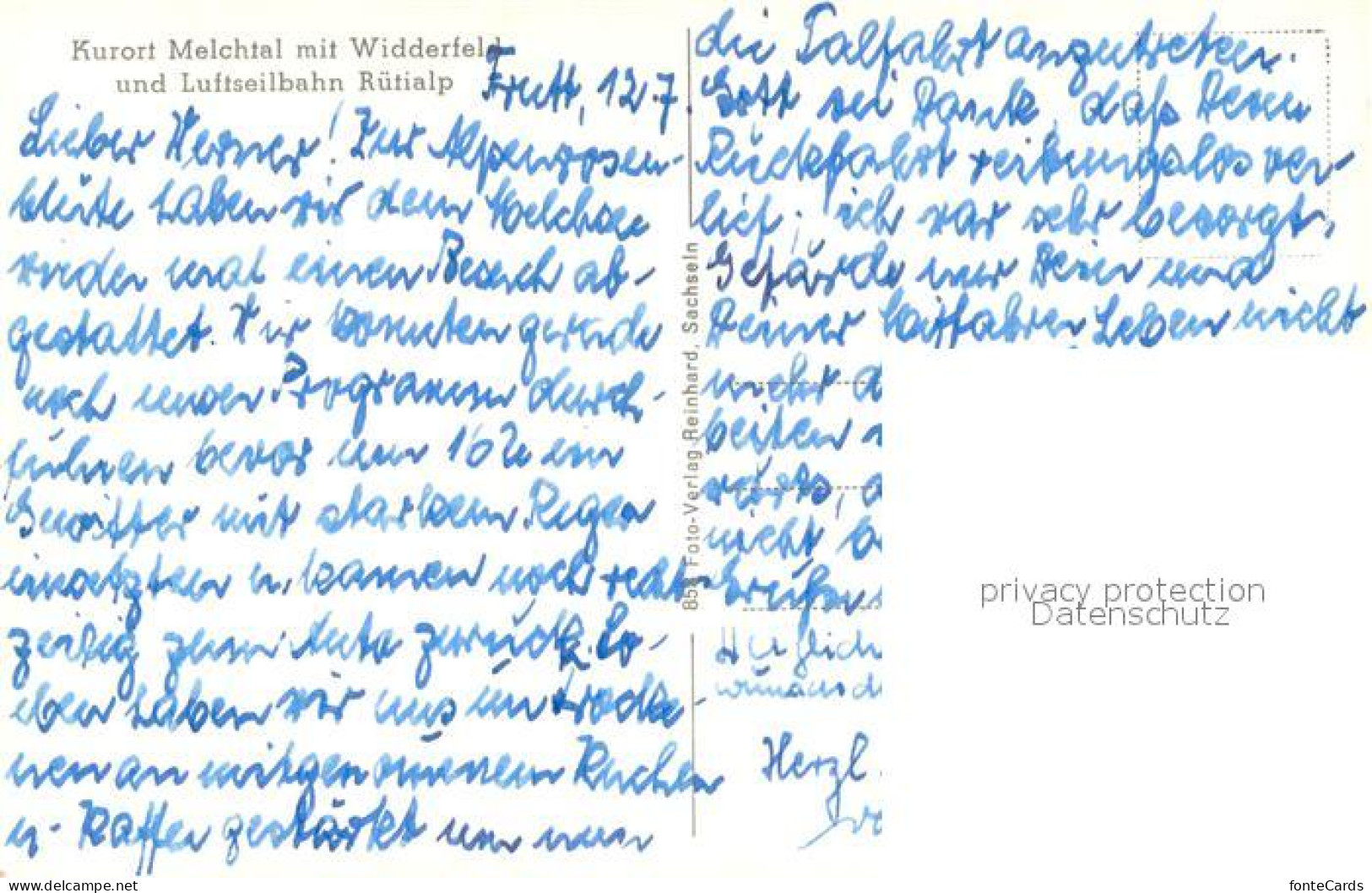 13623245 Melchtal Mit Widderfeld Und Luftseilbahn Ruetialp Melchtal - Other & Unclassified