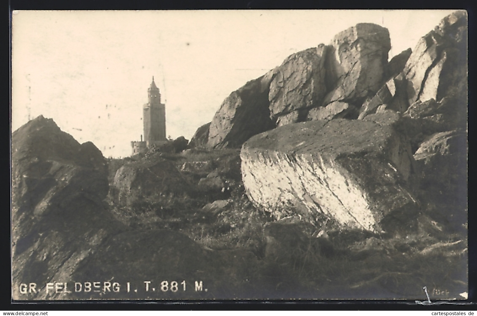 AK Gr. Feldberg / Taunus, Gipfel Mit Turm  - Taunus