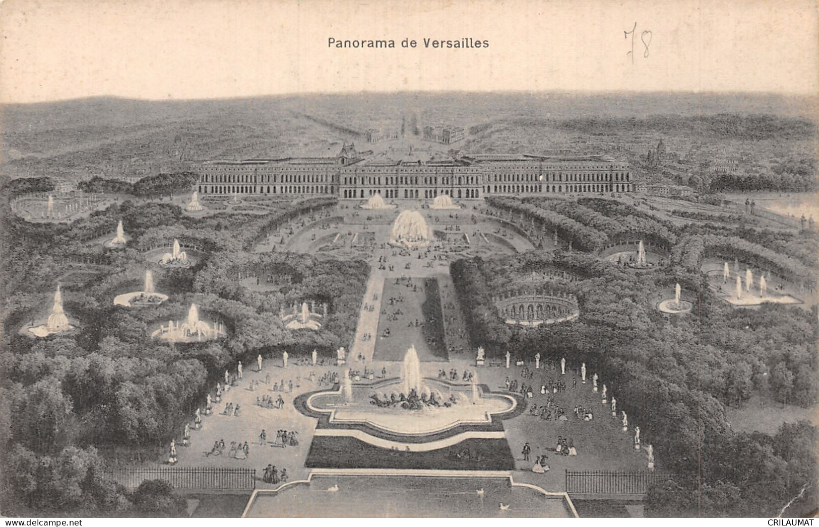 78-VERSAILLES LE PALAIS-N°T5092-D/0157 - Versailles (Kasteel)