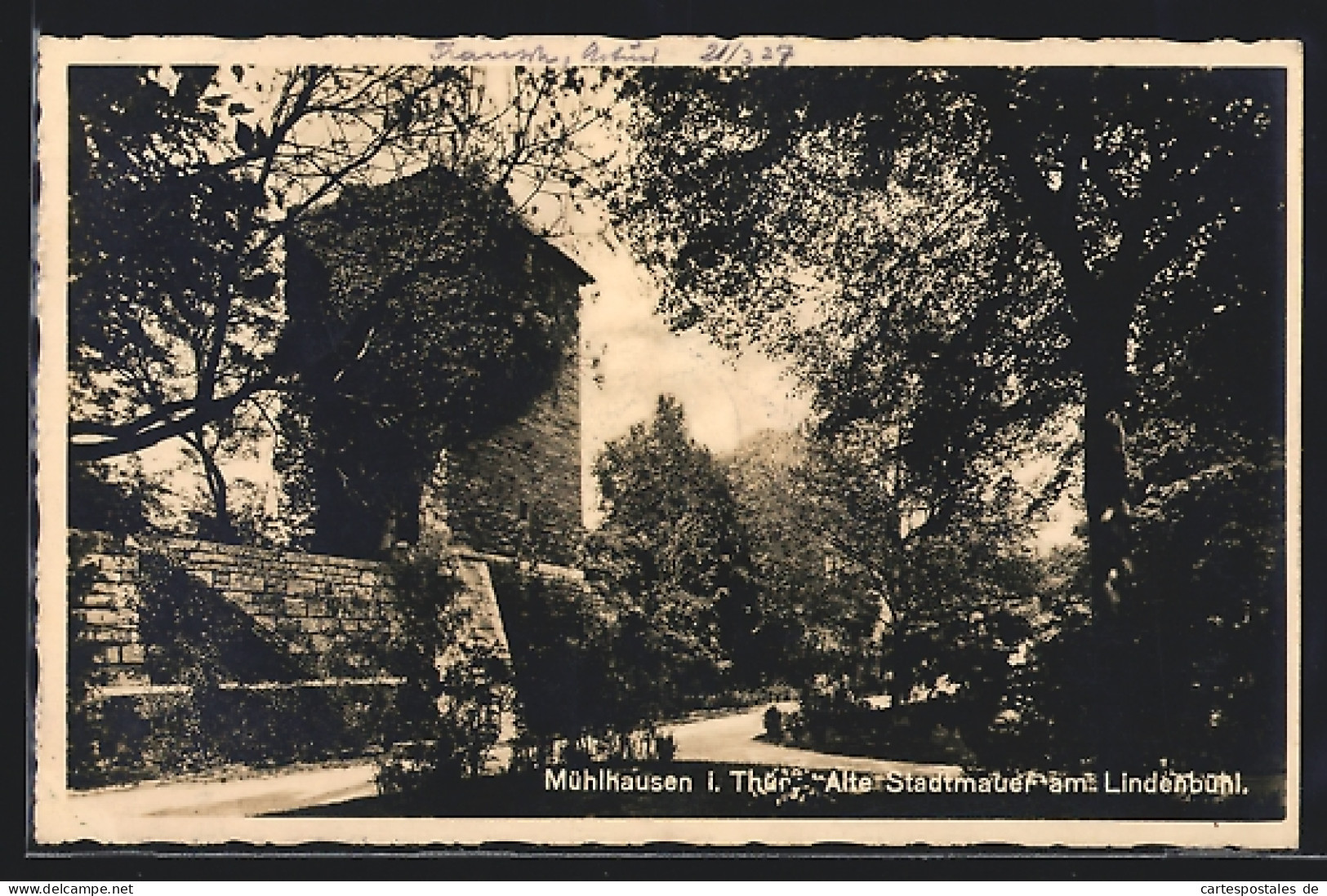 AK Mühlhausen I. Thür., Alte Stadtmauer Am Lindenbühl  - Muehlhausen