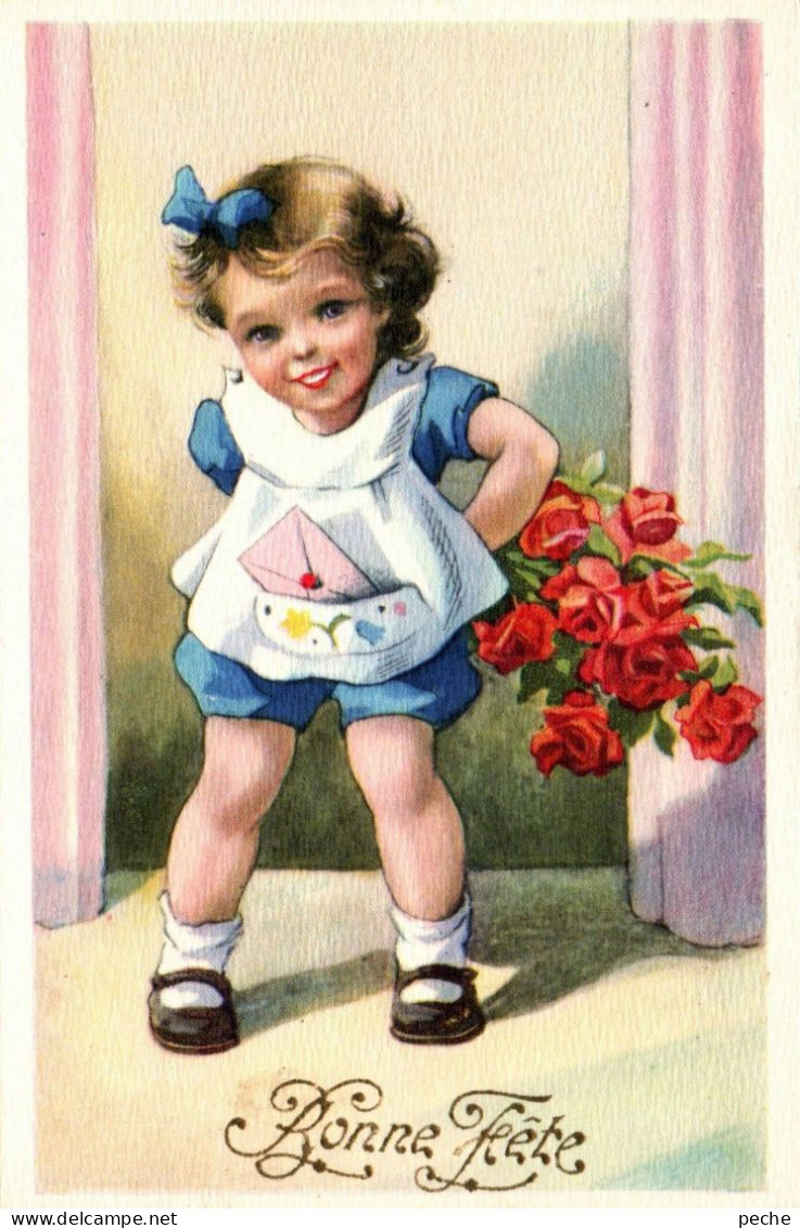 N°1498 W -cpa Illustrateur -bonne Fête- - 1900-1949