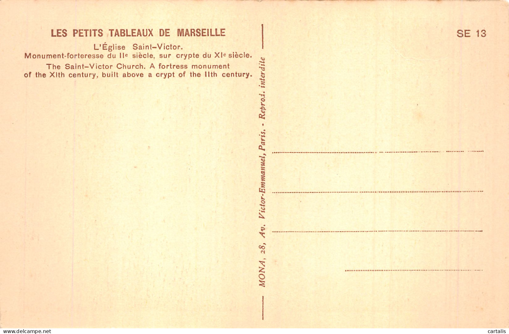 13-MARSEILLE-N°4463-A/0277 - Unclassified