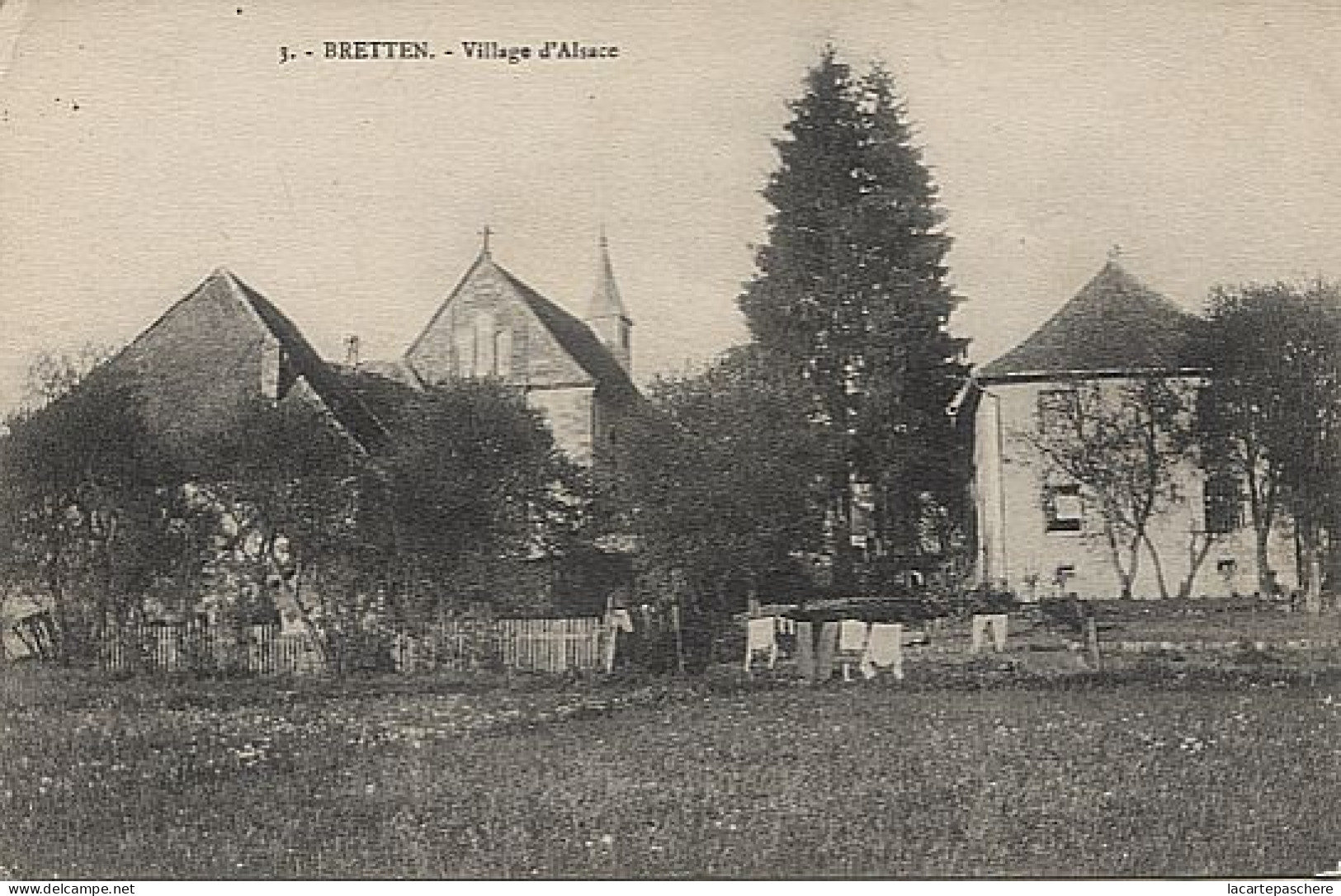 X115563 HAUT RHIN BRETTEN VILLAGE D' ALSACE - Altri & Non Classificati