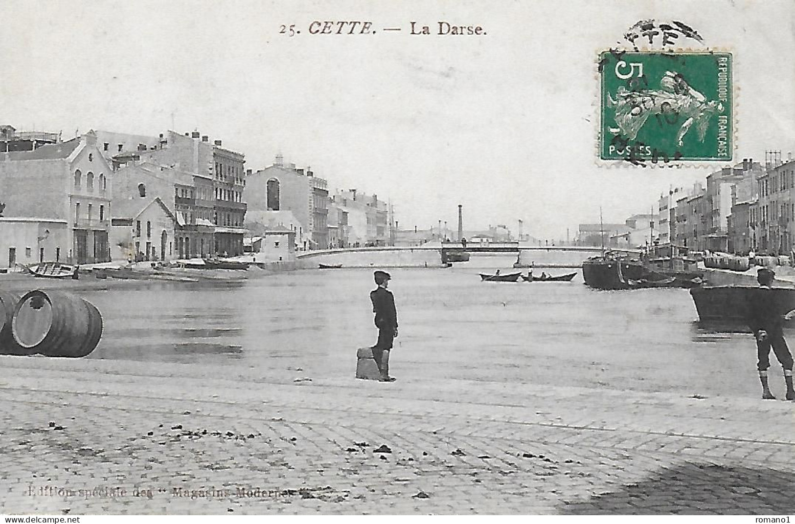 34)     CETTE   - La  Darse - Sete (Cette)