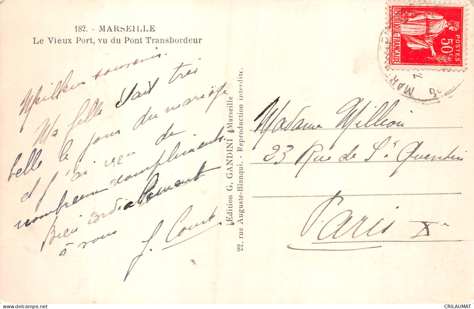 13-MARSEILLE-N°T5092-G/0185 - Unclassified