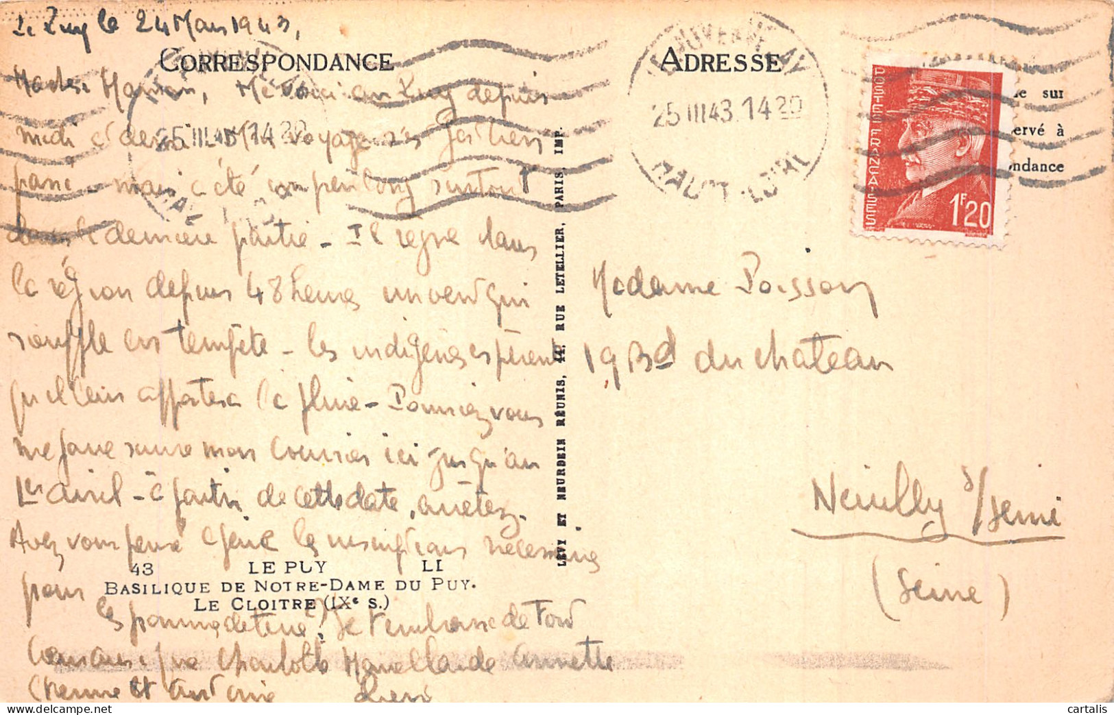 43-LE PUY-N°4463-E/0147 - Other & Unclassified