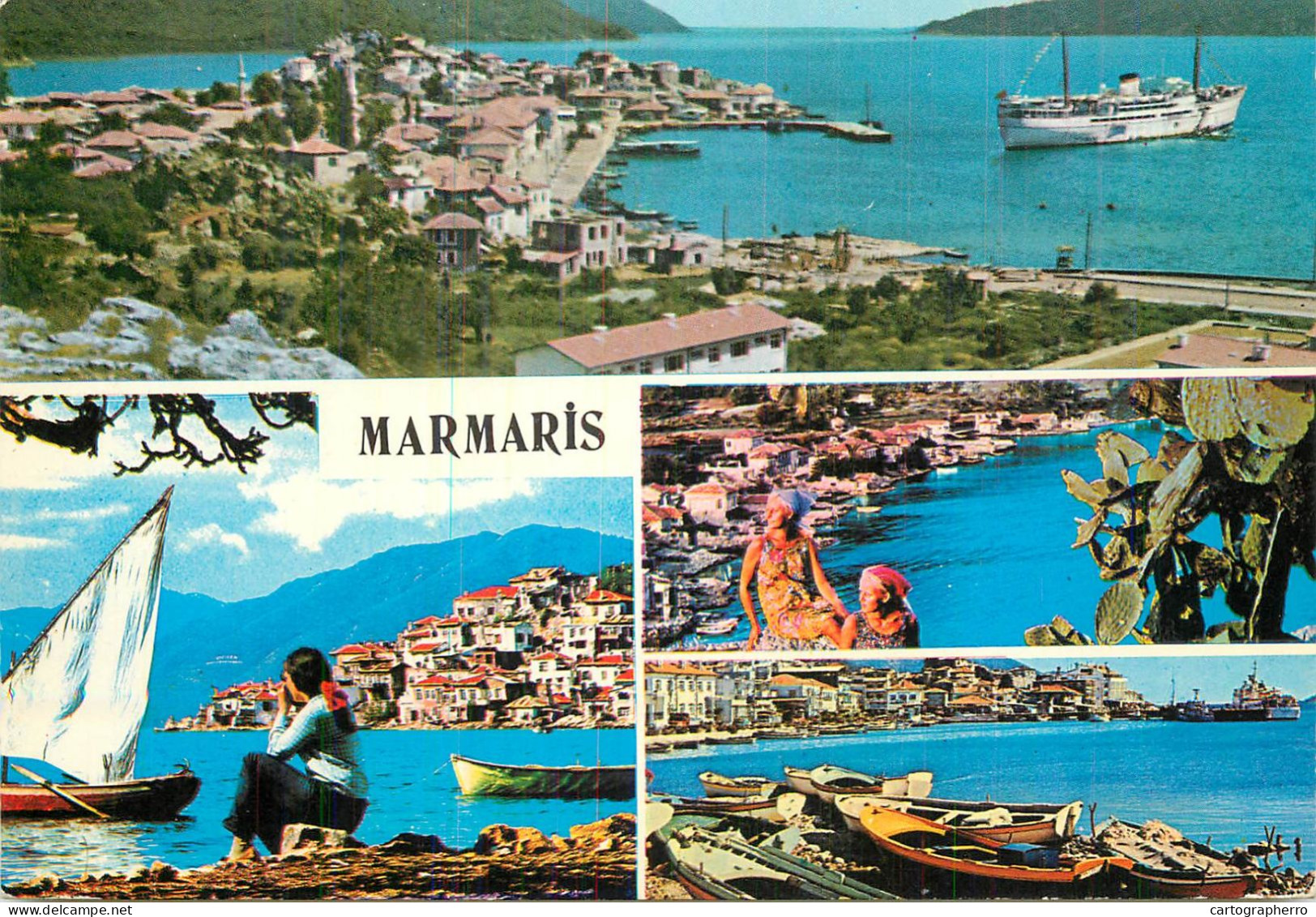 Navigation Sailing Vessels & Boats Themed Postcard Marmaris Windsurf - Sailing Vessels