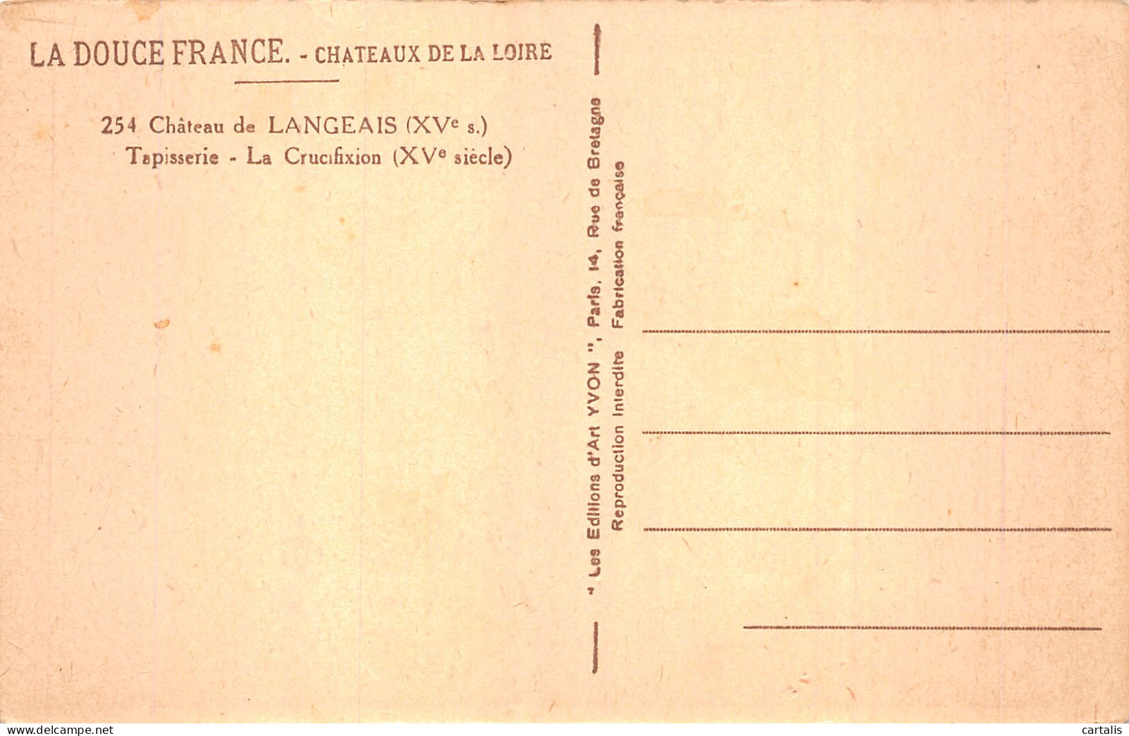 37-CHATEAU DE LANGEAIS-N°4463-E/0085 - Altri & Non Classificati