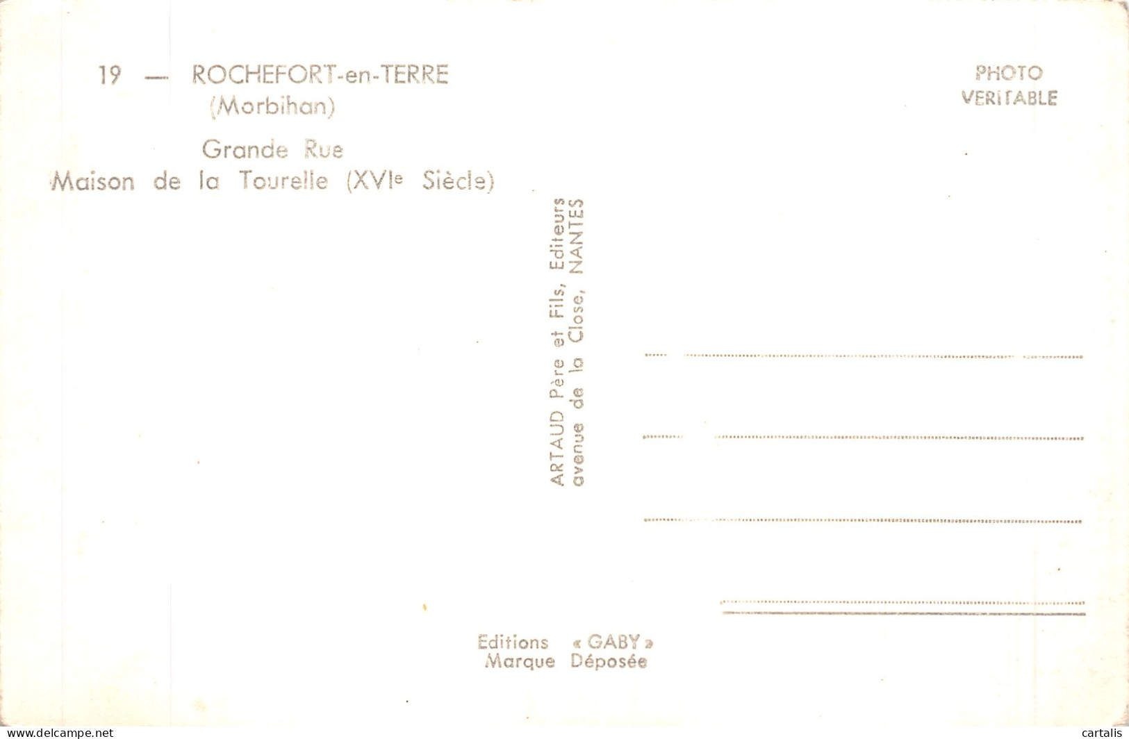 56-ROCHEFORT EN TERRE-N°4463-E/0023 - Rochefort En Terre