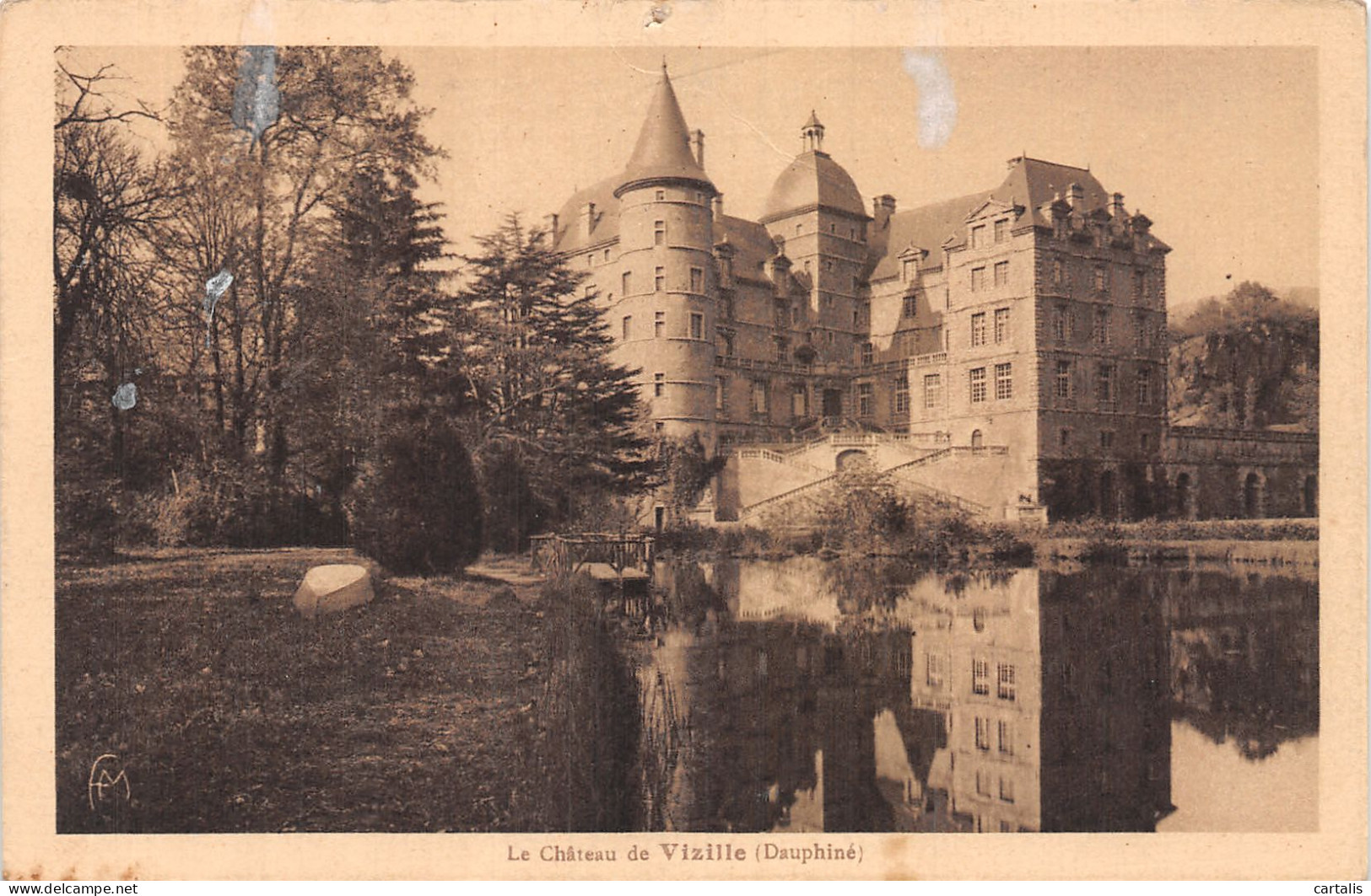 38-LE CHATEAU DE VIZILLE-N°4463-E/0025 - Other & Unclassified