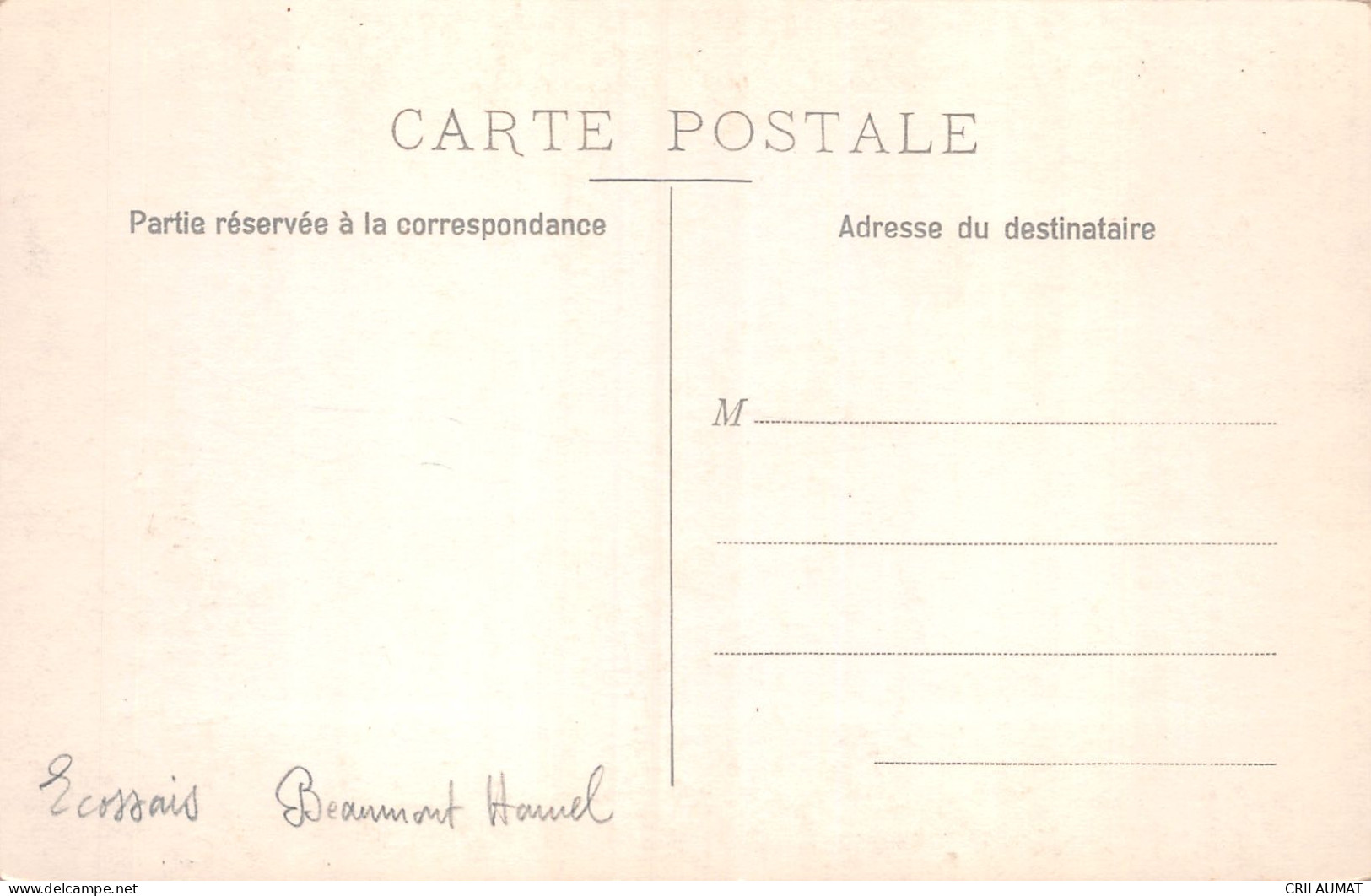 80-BEAUMONT HAMEL-N°T5093-B/0363 - Other & Unclassified